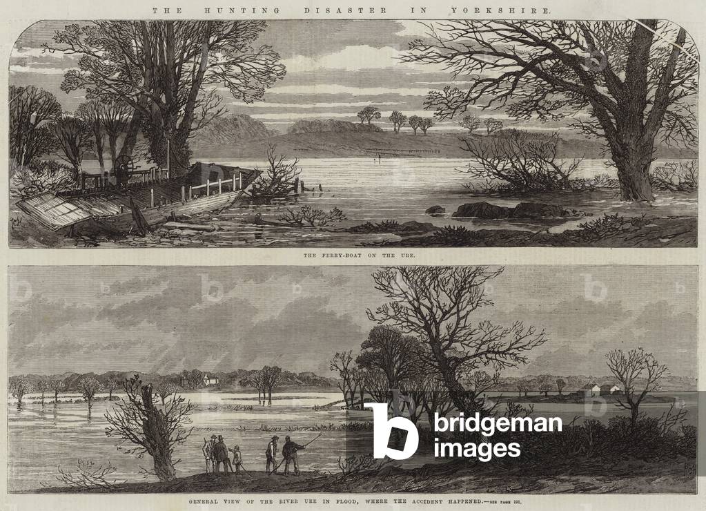 The Hunting Disaster in Yorkshire (engraving)
