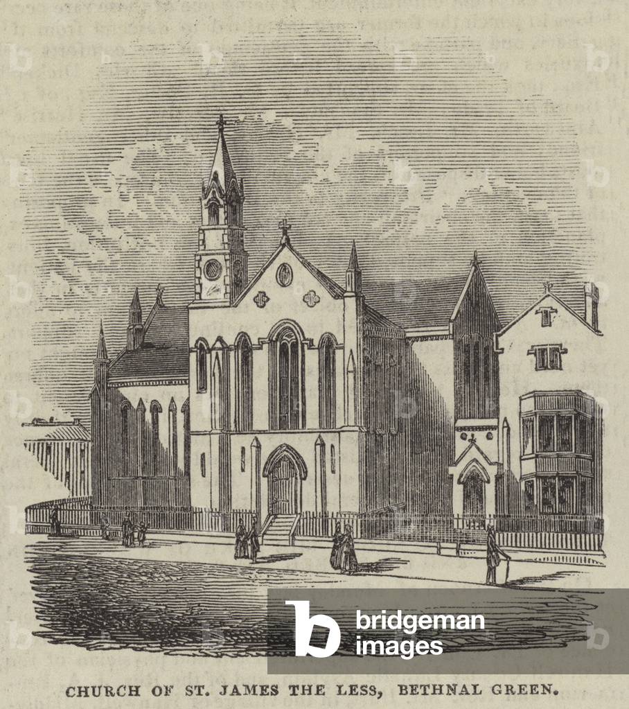 Church of St James the Less, Bethnal Green (engraving)