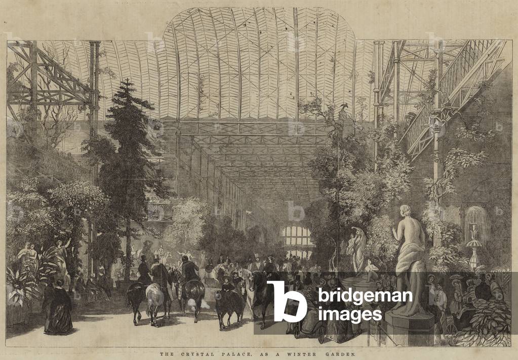 The Crystal Palace, as a Winter Garden (engraving)