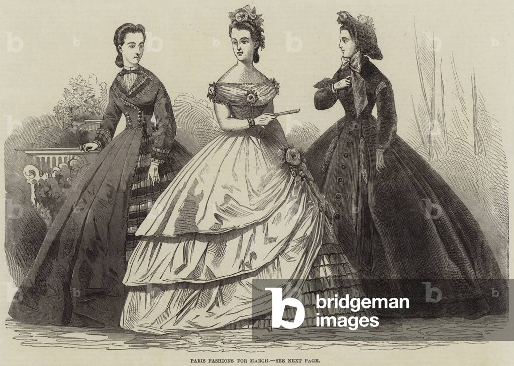Paris Fashions for March (engraving)