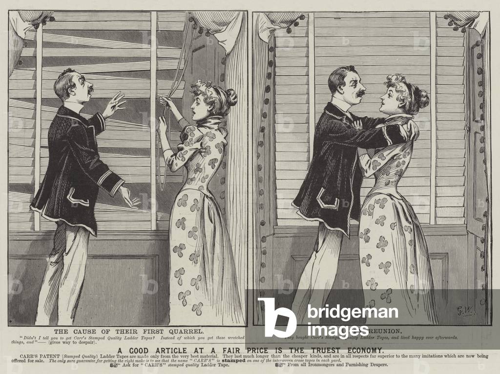 Advertisement, Carr's Ladder Tape (engraving)