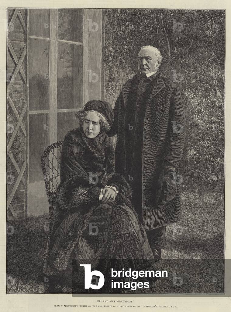 Mr and Mrs Gladstone (engraving)