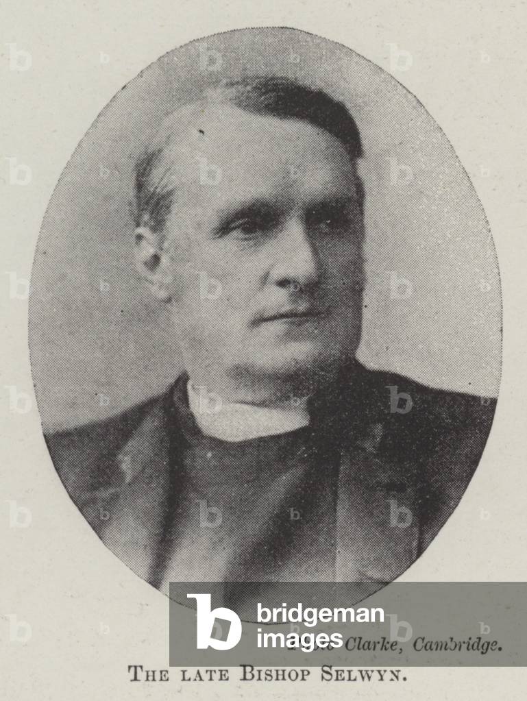 The late Bishop Selwyn (b/w photo)