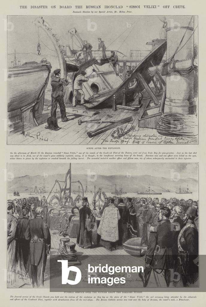 The Disaster on Board the Russian Ironclad 