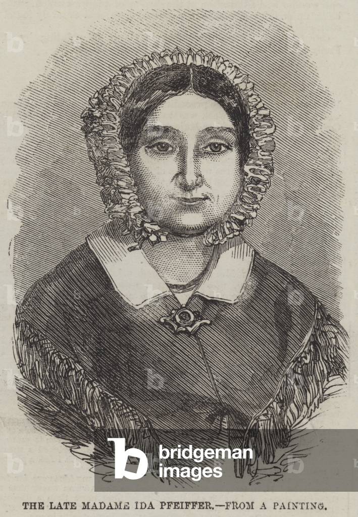 The late Madame Ida Pfeiffer (engraving)