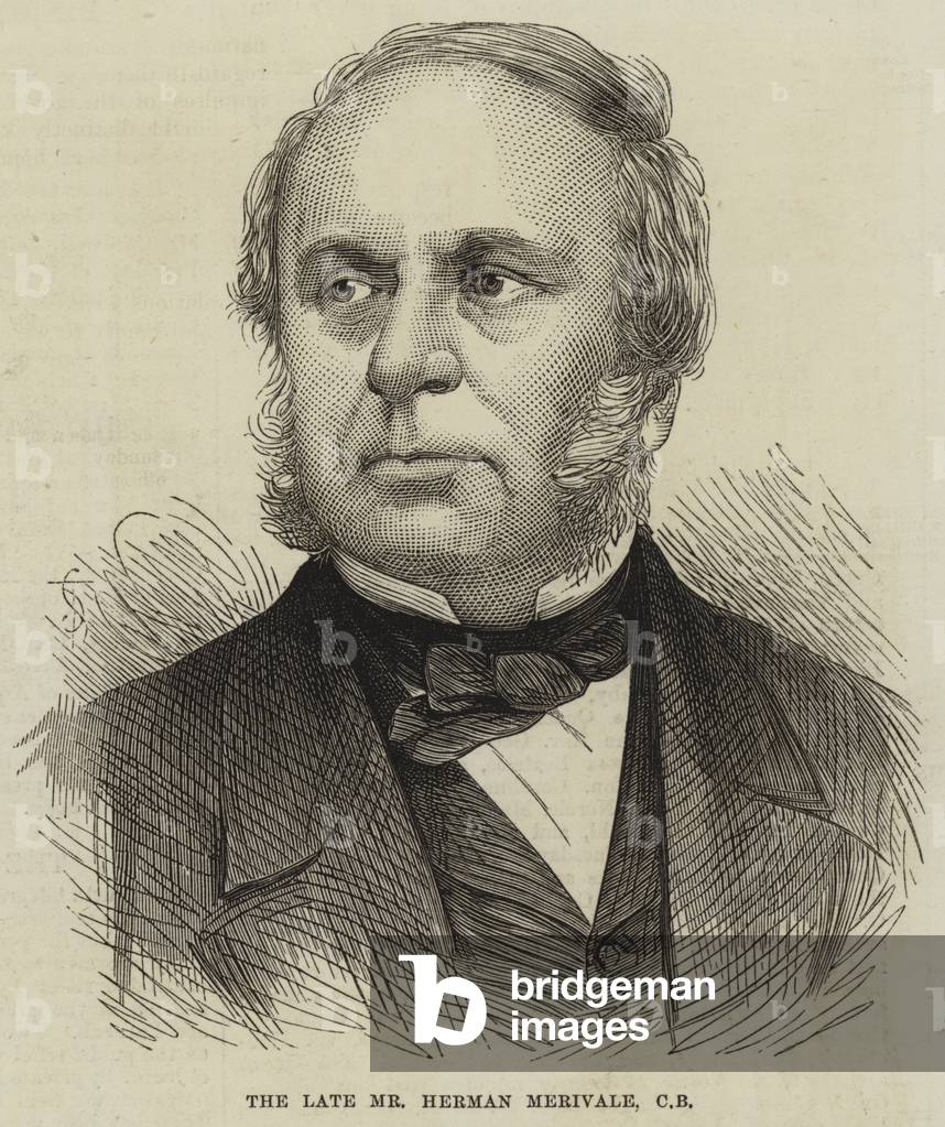 The Late Mr Herman Merivale, CB (engraving)