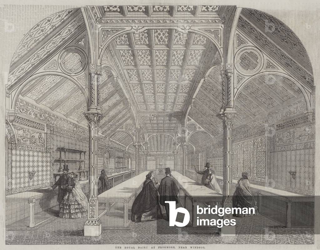 The Royal Dairy at Frogmore, near Windsor (engraving)
