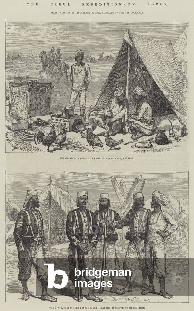 The Cabul Expeditionary Force (engraving)