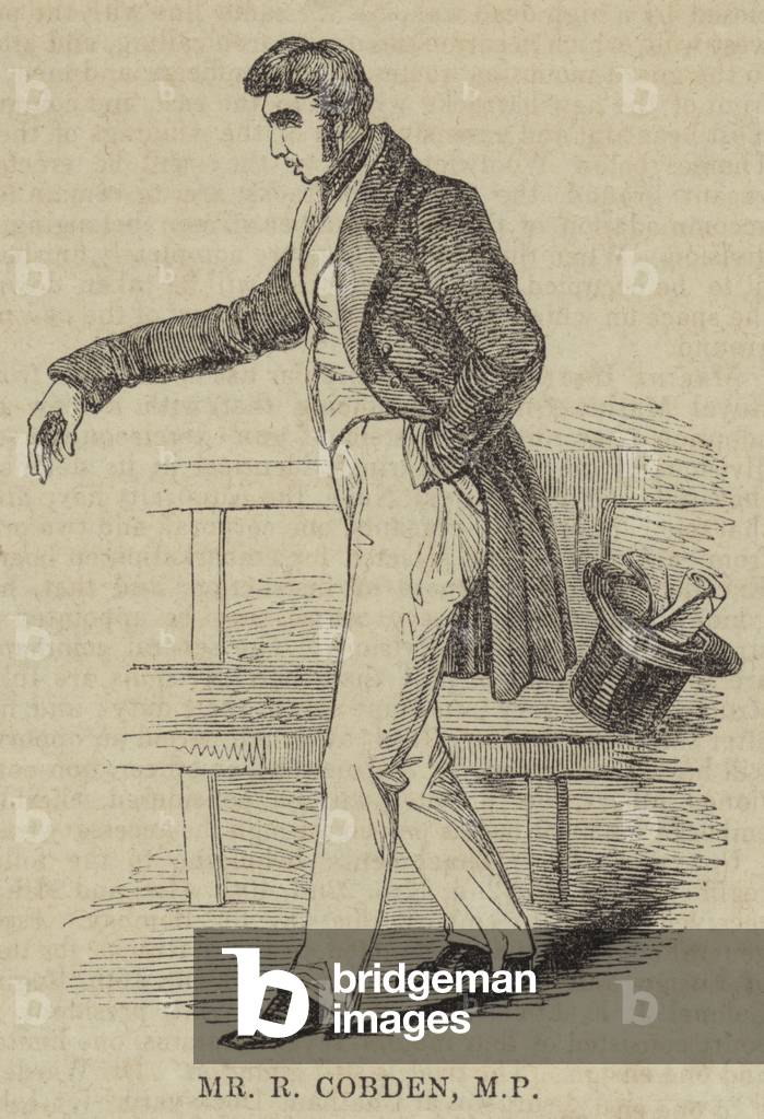 Mr R Cobden, MP (engraving)