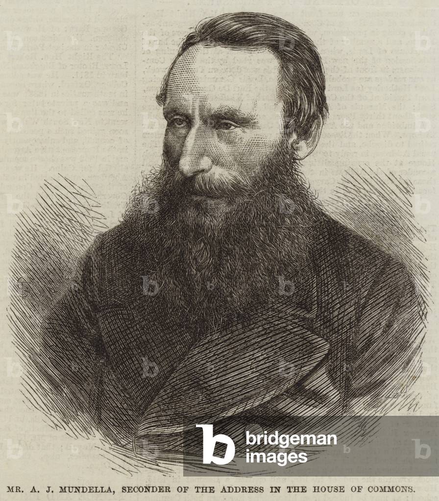 Mr A J Mundella, Seconder of the Address in the House of Commons (engraving)