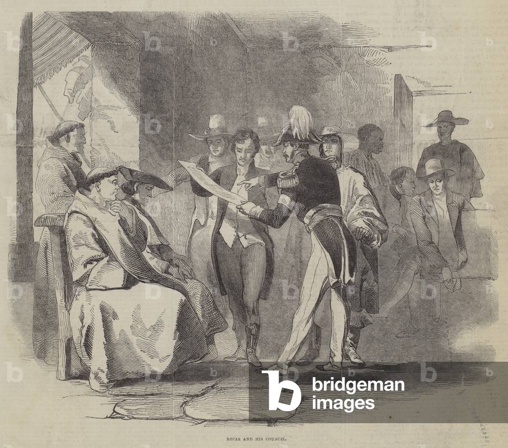 Rosas and his Council (engraving)