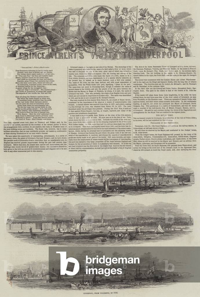 Prince Albert's Visit to Liverpool (engraving)