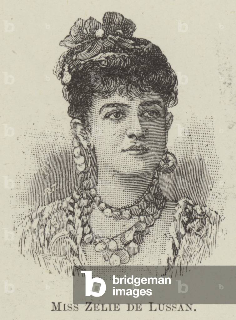 Miss Zelie de Lussan (engraving)