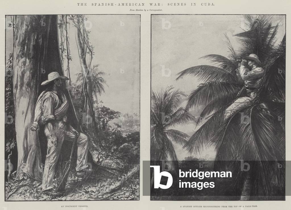 The Spanish-American War, Scenes in Cuba (litho)