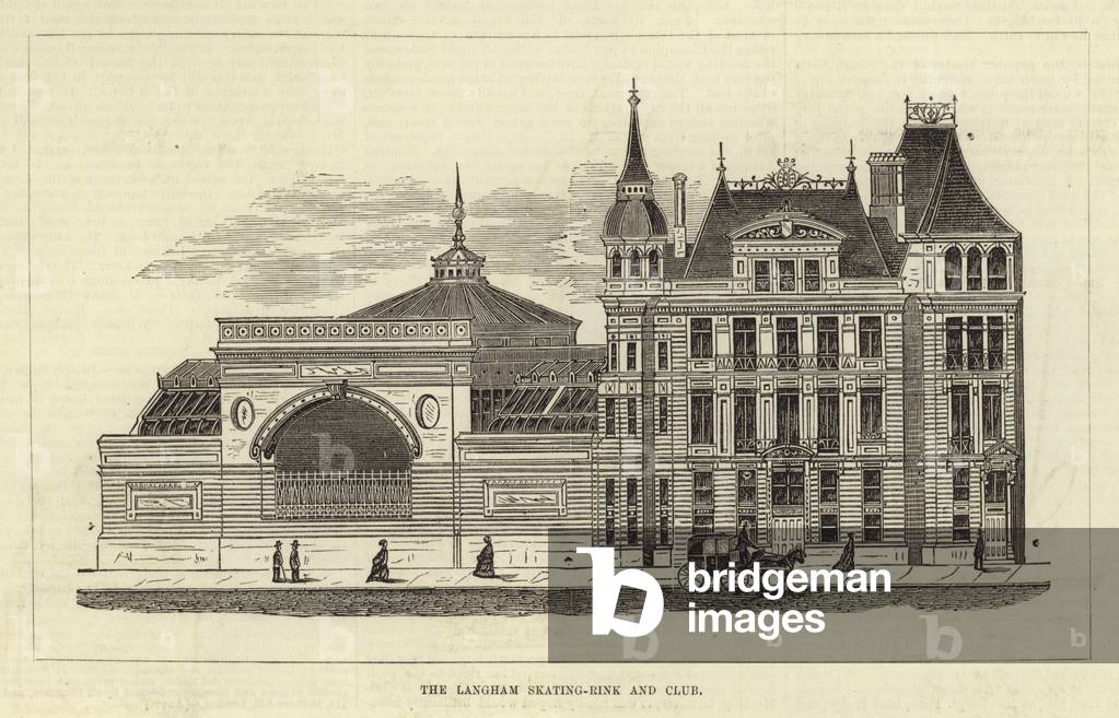 The Langham Skating-Rink and Club (engraving)