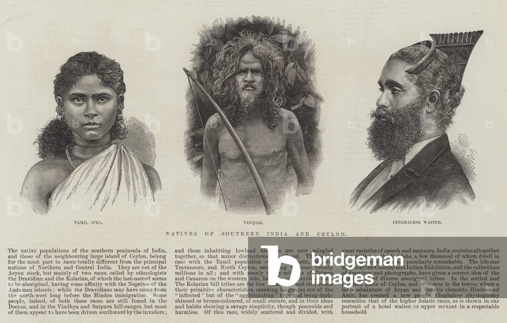 Natives of Southern India and Ceylon (engraving)