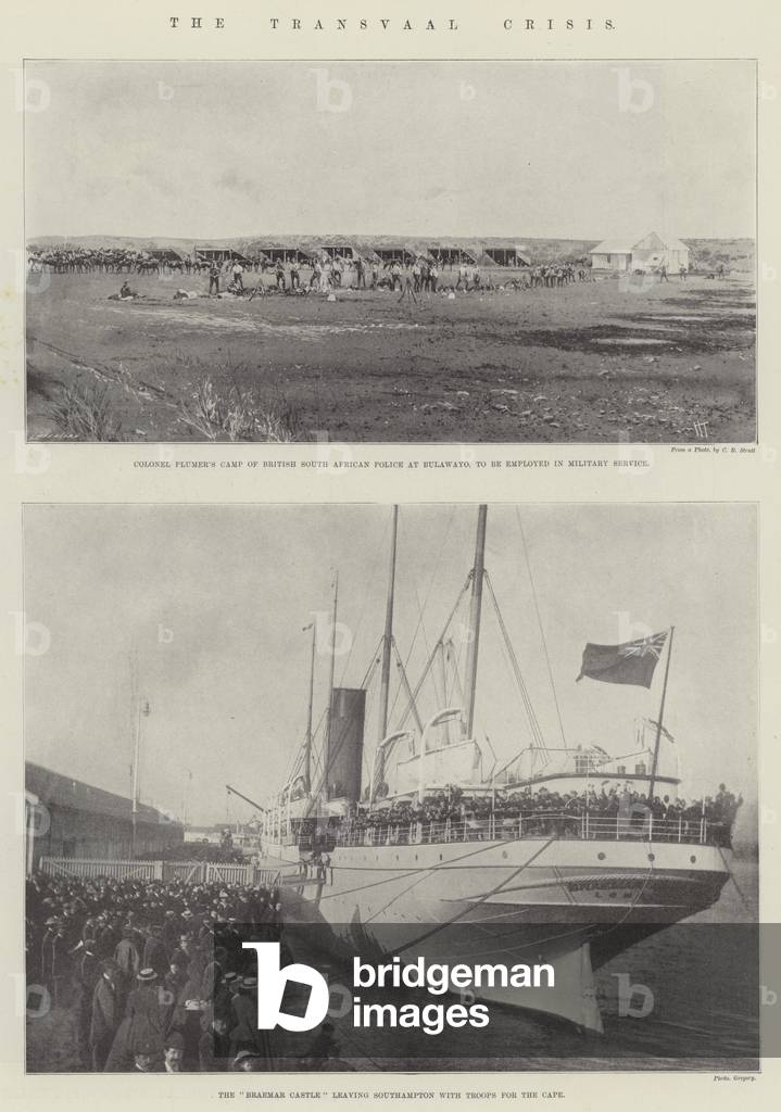 The Transvaal Crisis (b/w photo)