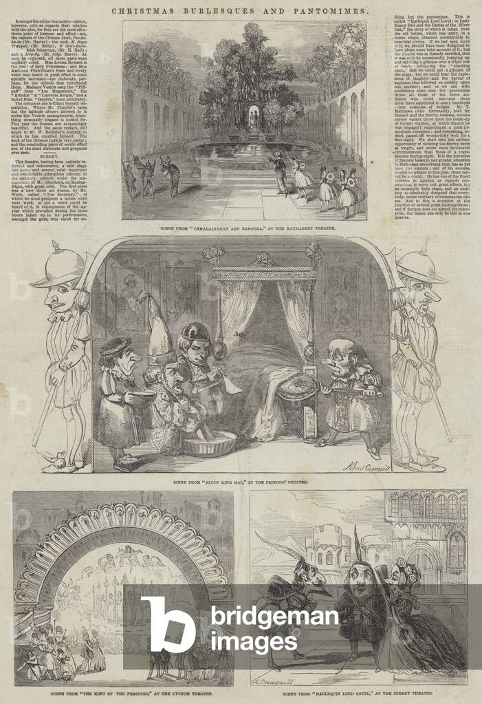 Christmas Burlesques and Pantomimes (engraving)