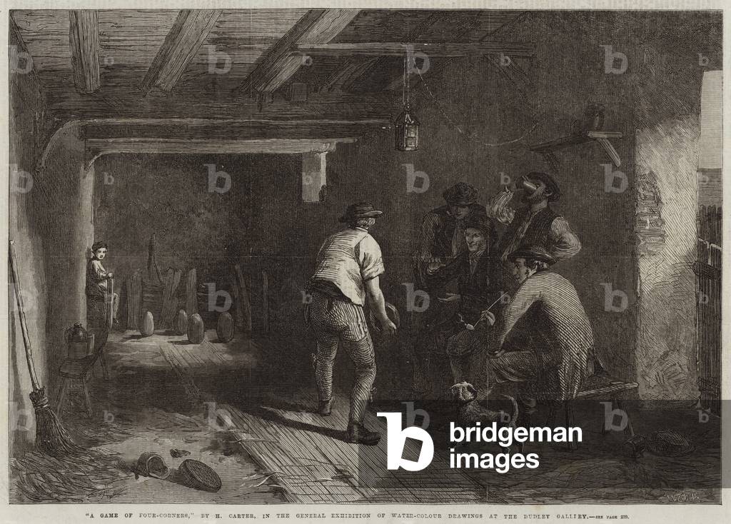 A Game of Four-Corners (engraving)