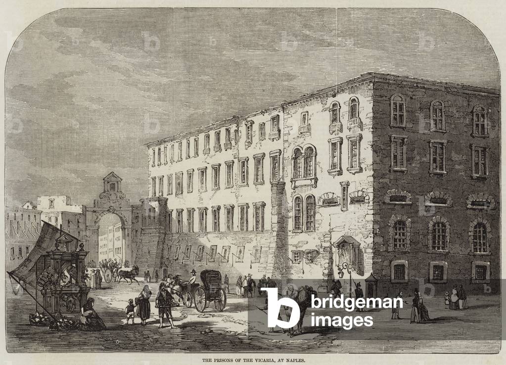 The Prisons of the Vicaria, at Naples (engraving)