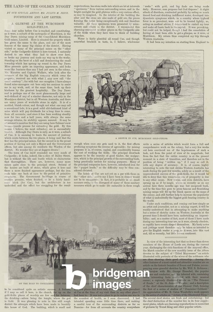 The Land of the Golden Nugget (engraving)