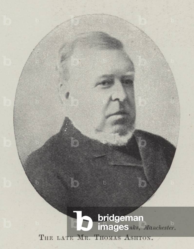The late Mr Thomas Ashton (b/w photo)