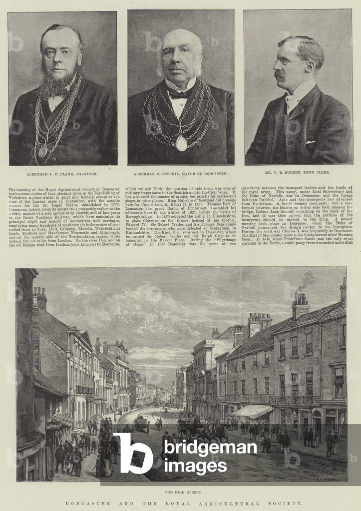 Doncaster and the Royal Agricultural Society (engraving)
