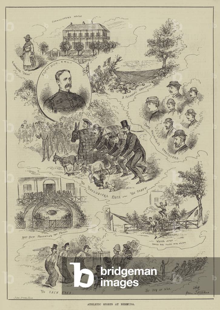 Athletic Sports at Bermuda (engraving)