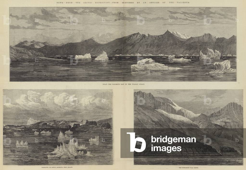 News from the Arctic Expedition (engraving)
