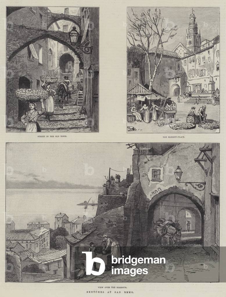 Sketches at San Remo (engraving)