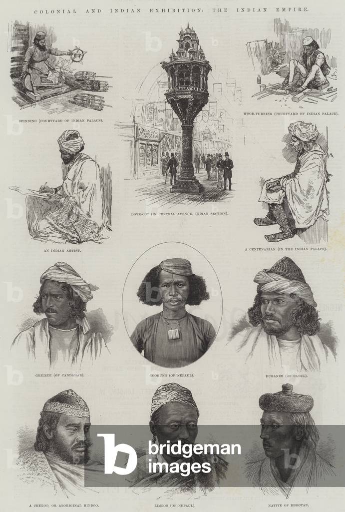 Colonial and Indian Exhibition, the Indian Empire (engraving)