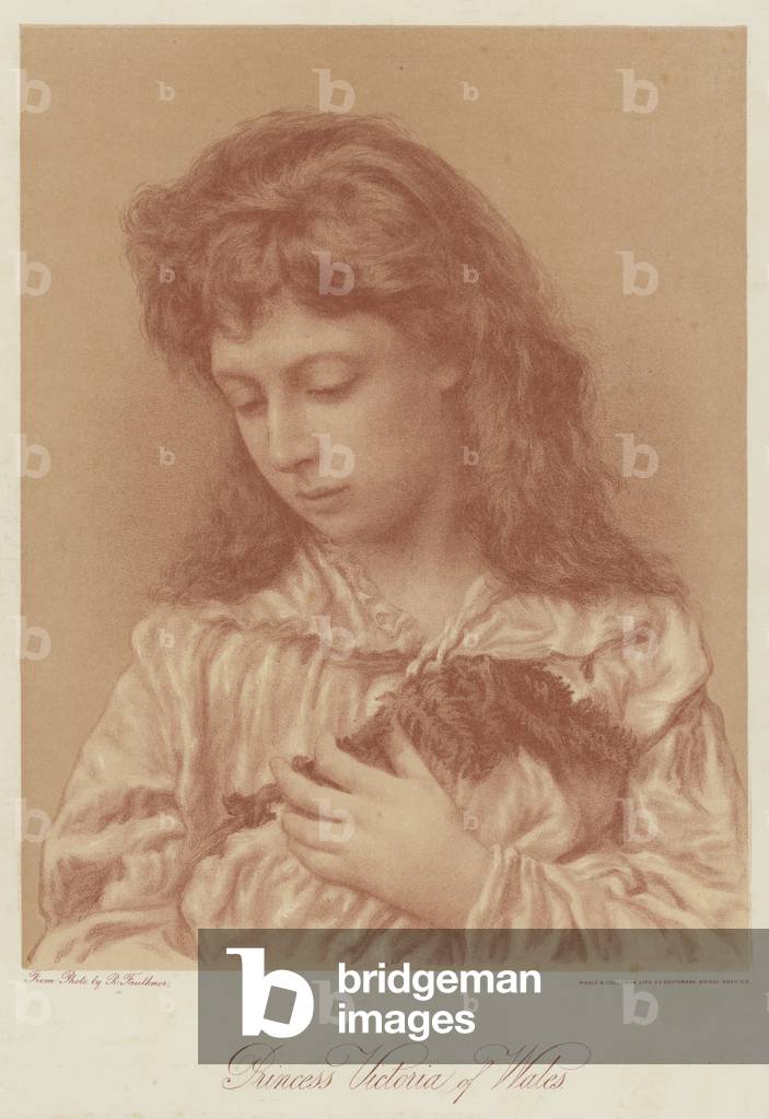Princess Victoria of Wales (chromolitho)