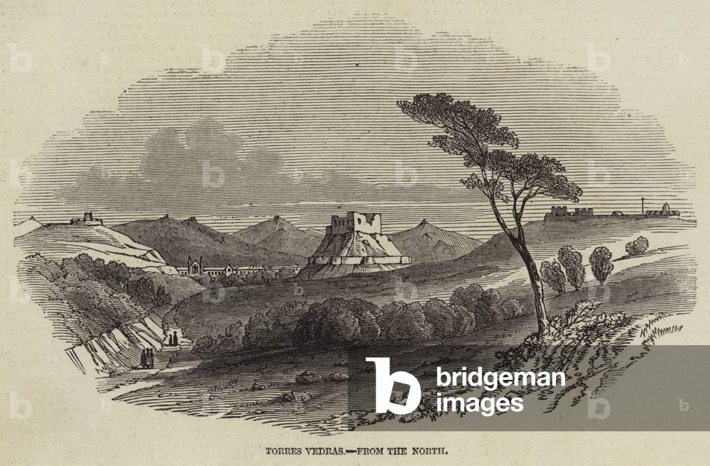 Torres Vedras, from the North (engraving)
