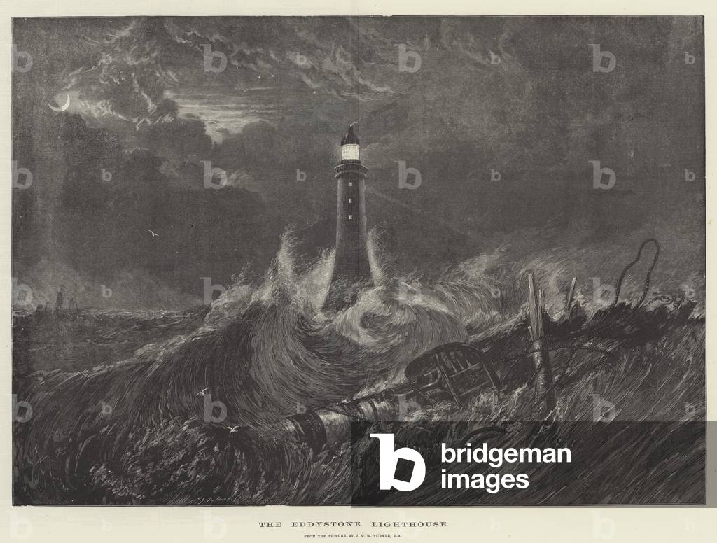 The Eddystone Lighthouse (engraving)