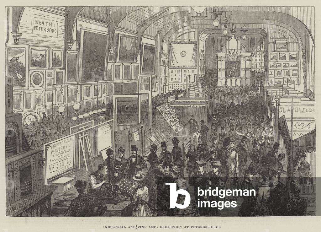 Industrial and Fine Arts Exhibition at Peterborough (engraving)