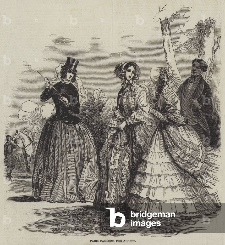 Paris Fashions for August (engraving)
