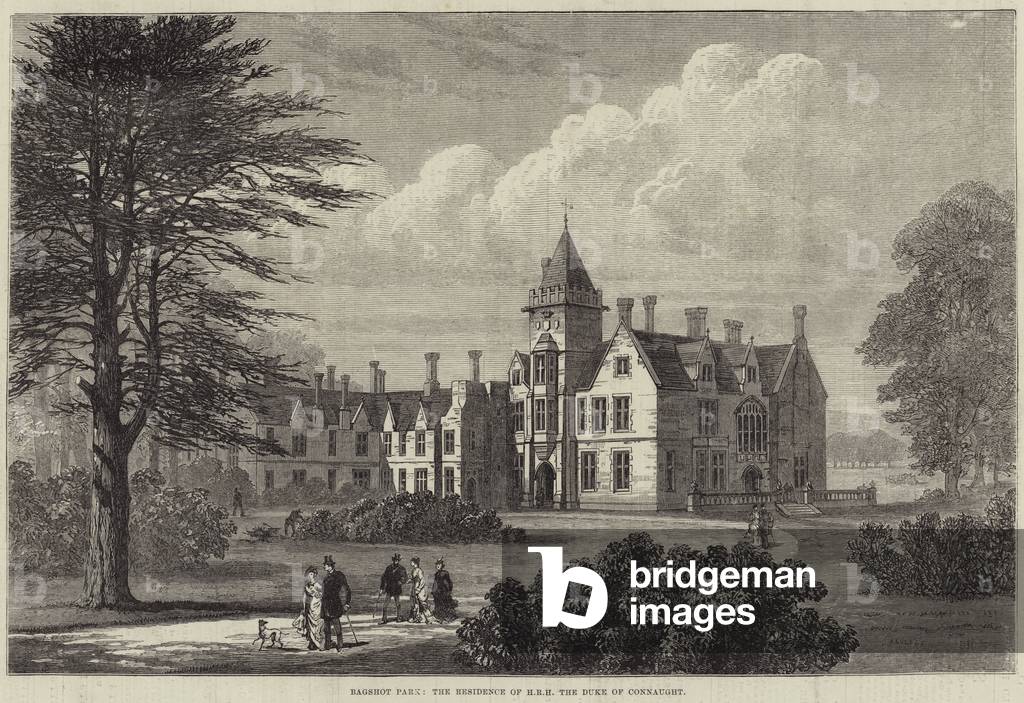 Bagshot Park, the Residence of HRH the Duke of Connaught (engraving)