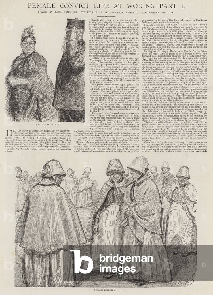 Female Convict Life at Woking (engraving)