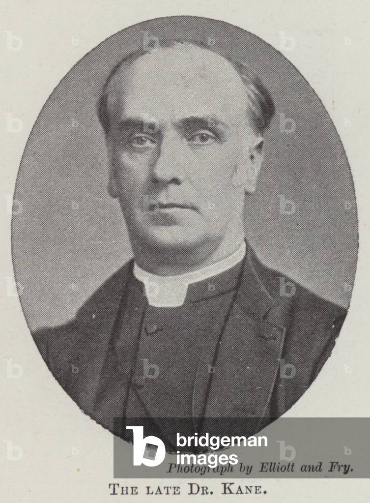 The late Dr Kane (b/w photo)