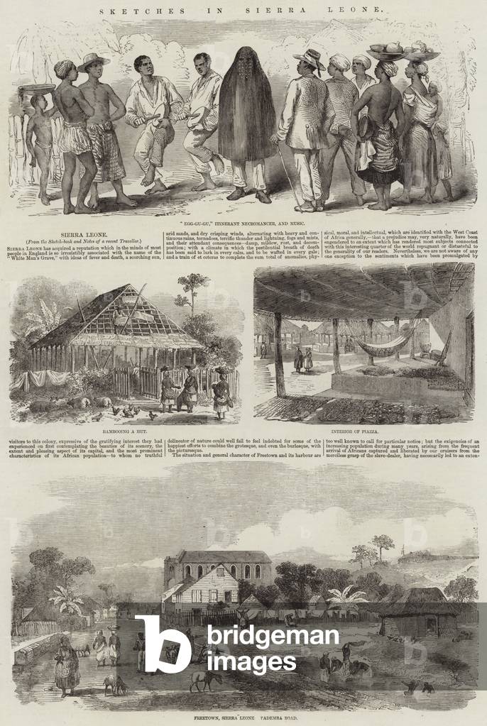 Sketches in Sierra Leone (engraving)