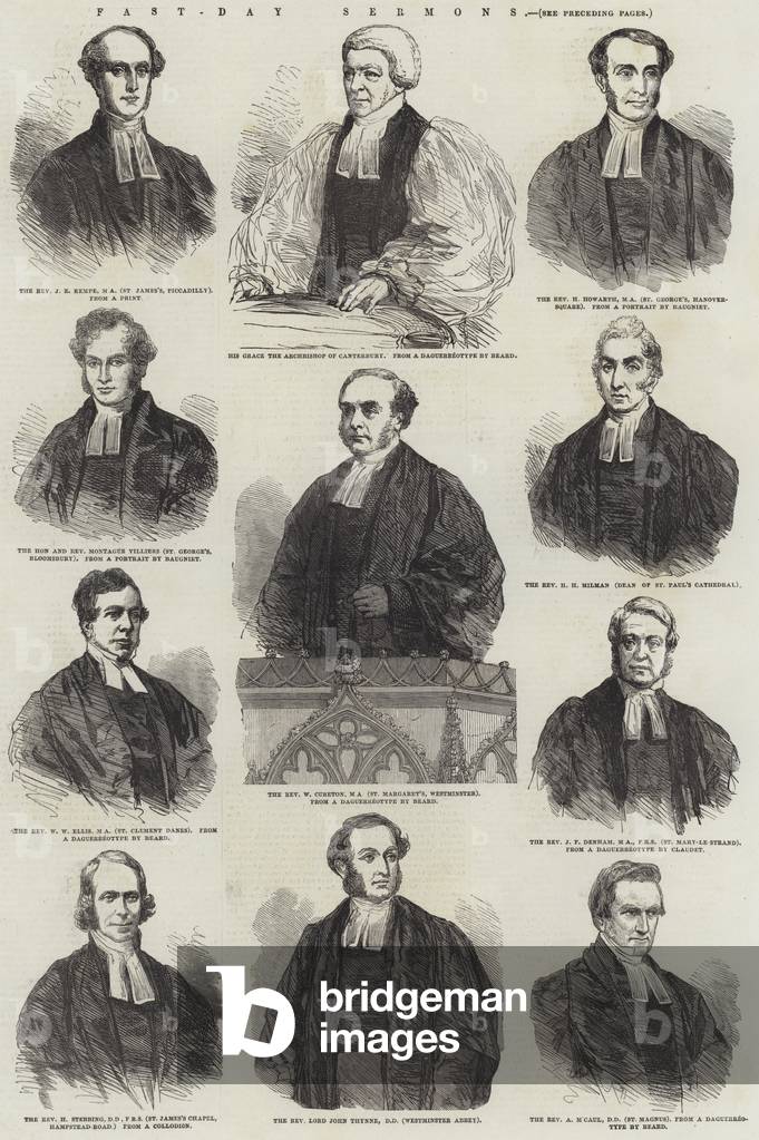 Fast-Day Sermons (engraving)