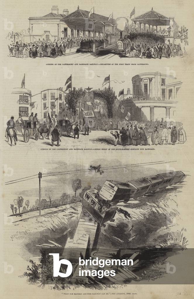 The Eastern Counties Railway (engraving)