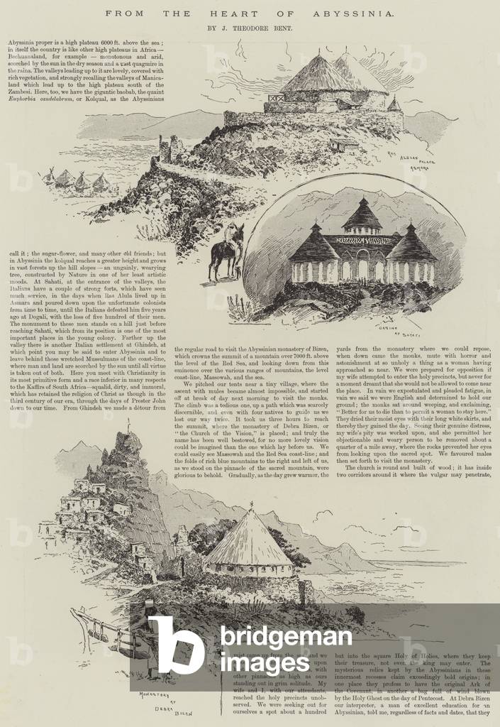From the Heart of Abyssinia (engraving)