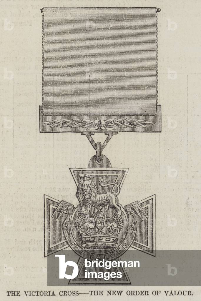 The Victoria Cross, the New Order of Valour (engraving)