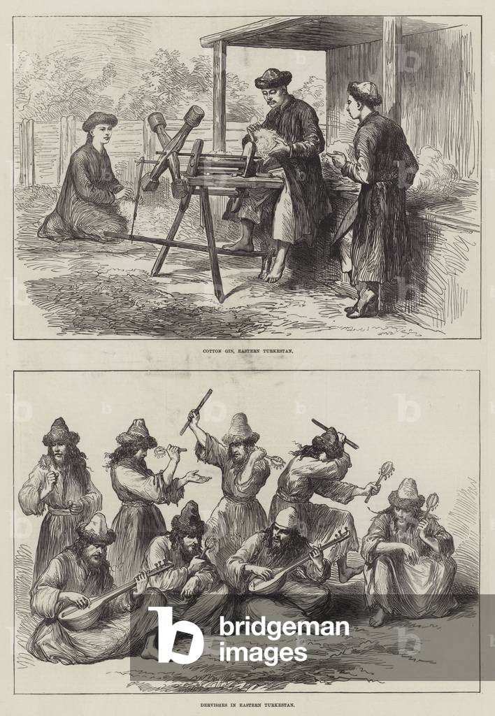 Sketches in Eastern Turkestan (engraving)