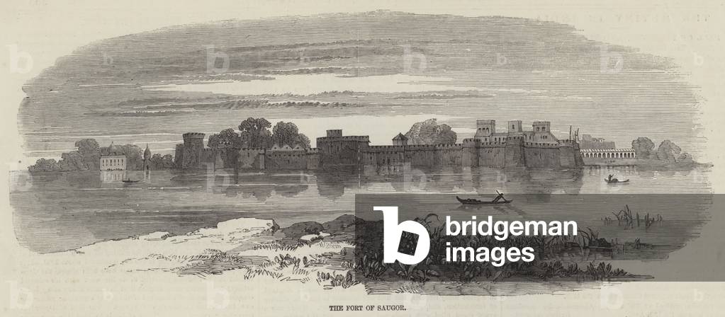 The Fort of Saugor (engraving)