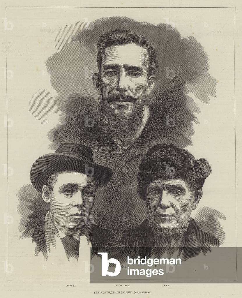 The Survivors from the Cospatrick (engraving)