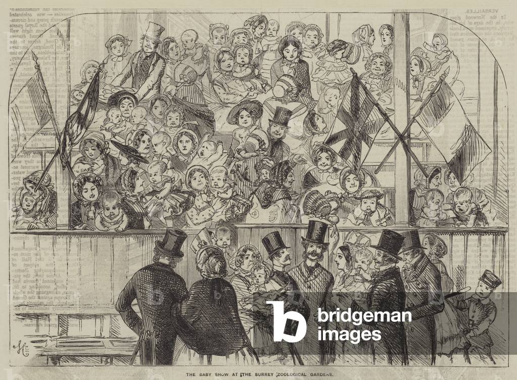 The Baby Show at the Surrey Zoological Gardens (engraving)
