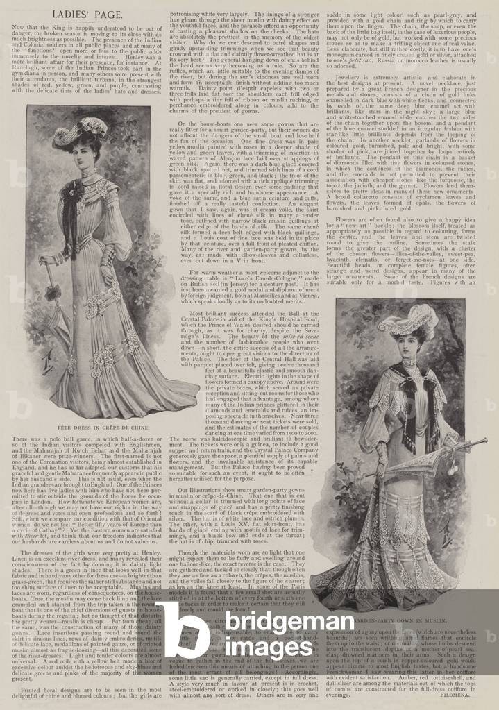 Ladies' Page (litho)