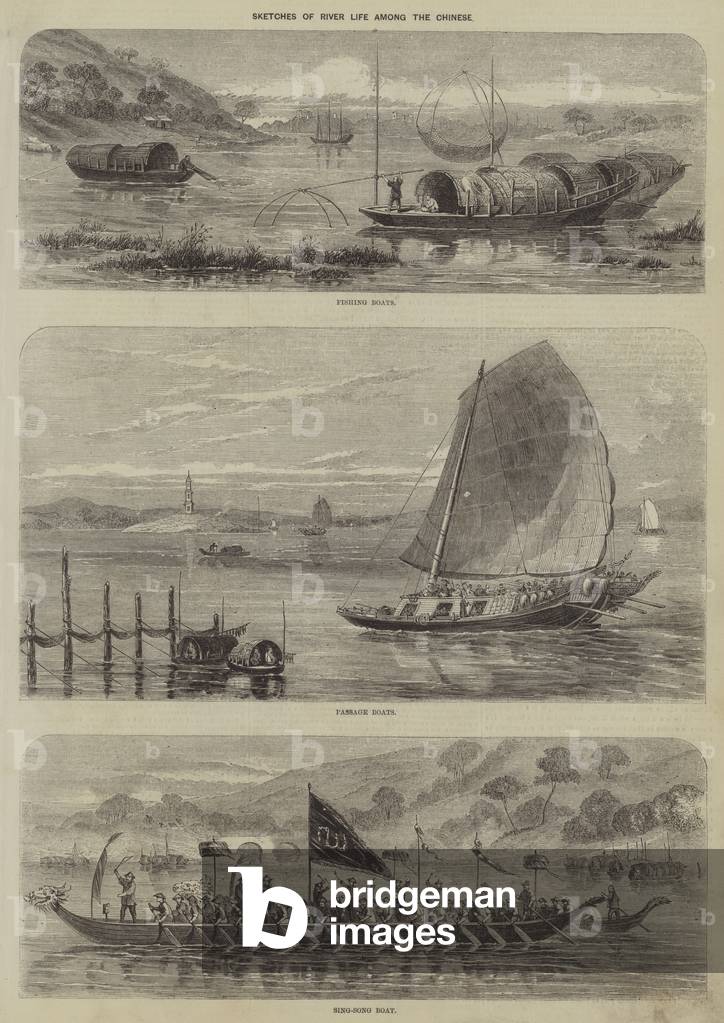 Sketches of River Life among the Chinese (engraving)